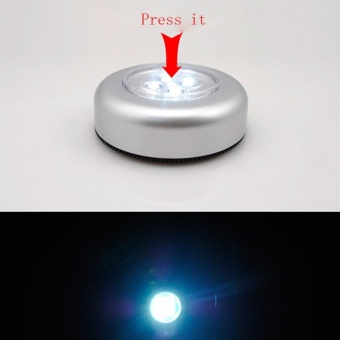 Touch Car 3 LED Battery Power Push Lamp Light Auto Trunk ReadingCabinets Camp - Intl June 2018 - 2 Touch Car 3 LED Battery Power Push Lamp Light Auto Trunk ReadingCabinets Camp - intl - 2