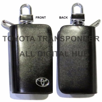 Toyota Transponder Fortuner V Series Leather Car Key Remote Holder L-15-BLK Black (High Quality) June 2018 - 2 Toyota Transponder Fortuner V series Leather Car Key Remote Holder L-15-BLK Black (High Quality) - 2