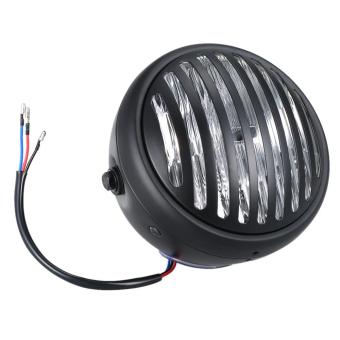 Universal 6.3 Inch Vintage Motorcycle Headlight Old School Design Grill Style For Harley Cafe Racer - Intl June 2018 - 4 Universal 6.3 Inch Vintage Motorcycle Headlight Old School Design Grill Style for Harley Cafe Racer - intl - 4