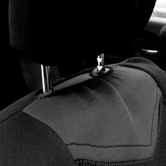 Universal Car Seat Cover Set 9Pcs Seat Covers Front Seat Back SeatHeadrest Cover Mesh Black And Gray June 2018 - 5 Universal Car Seat Cover Set 9Pcs Seat Covers Front Seat Back SeatHeadrest Cover Mesh Black and Gray - 5