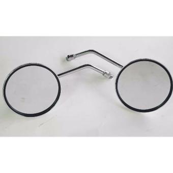 Universal Motorcycle Motorbike Scooter Bike Rear View Side MirrorsRound (Chrome) June 2018 - 3 Universal Motorcycle Motorbike Scooter Bike Rear View Side MirrorsRound (Chrome) - 3
