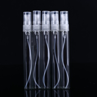 Vintage Transparent Spray Crystal Perfume Bottle Glass Refillable 10ML 5pcs June 2018 - 2 Vintage Transparent Spray Crystal Perfume Bottle Glass Refillable 10ML 5pcs - 2