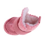 Winter Warm Cotton Pet Dog Shoes Snow Boots Bottes Pink Size XS - Intl August 2018 - 4 Winter Warm Cotton Pet Dog Shoes Snow Boots Bottes Pink Size XS - intl - 4