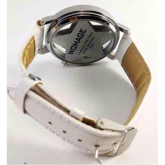 WoMage Star Faux Leather Strap Watch (White) June 2018 - 3 WoMage Star Faux Leather Strap Watch (White) - 3