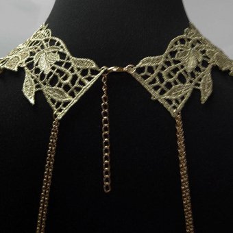 Women Lace Body Chain Jewelry Tassel Collar Choker Body Necklace -intl June 2018 - 4 Women Lace Body Chain Jewelry Tassel Collar Choker Body Necklace -intl - 4