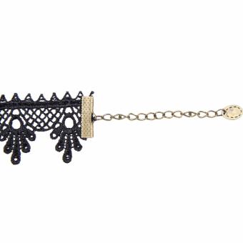 Women Retro Lolita Gothic Lace Necklace Collar Symmetry ChainPendant - Intl June 2018 - 5 Women Retro Lolita Gothic Lace Necklace Collar Symmetry ChainPendant - intl - 5