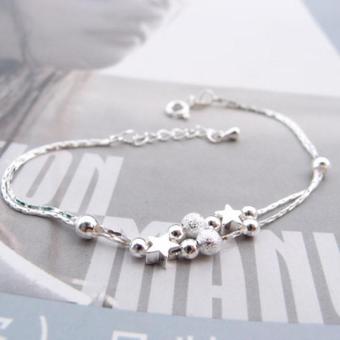 Women Silver Plated Chain Anklet Beads Ankle Bracelet For FootJewelry - Intl June 2018 - 3 Women Silver Plated Chain Anklet Beads Ankle Bracelet for FootJewelry - intl - 3