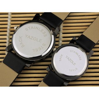 YAZOLE Lovers Quartz Watch Women Men Brand Famous Wrist WatchFemale Male Clock Ladies Watches For Woman Man 1 Pair=2 Pieces -intl June 2018 - 4 YAZOLE Lovers Quartz Watch Women Men Brand Famous Wrist WatchFemale Male Clock Ladies Watches for Woman Man 1 Pair=2 Pieces -intl - 4