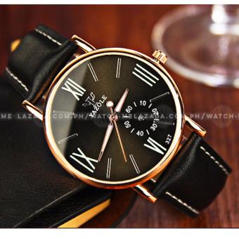 Yazole Men's Classic Deluxe Black Leather Strap Watch June 2018 - 2 Yazole Men's Classic Deluxe Black Leather Strap Watch - 2