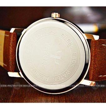 Yazole Men's Classic Deluxe Brown Leather Strap Watch May 2018 - 5 Yazole Men's Classic Deluxe Brown Leather Strap Watch - 5