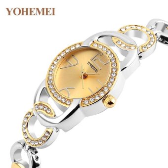 YOHEMEI New Fashion Ladies Watch Watches Luxury Top Brand ElegantWristwatches For Women Rhinestone Quartz Watch 0192 - Gold - Intl June 2018 - 2 YOHEMEI New Fashion Ladies Watch Watches Luxury Top Brand ElegantWristwatches for Women Rhinestone Quartz Watch 0192 - Gold - intl - 2