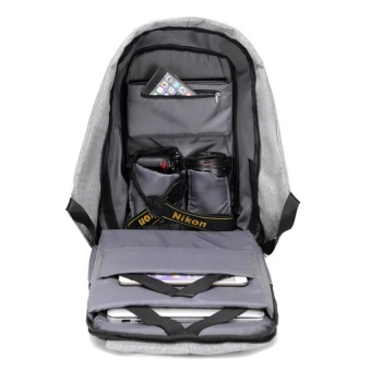 YSLMY Raidfox Casual Anti-theif OutdoorSports Shoulder Bag Men Women Sports Backpack Simple Multi-function (Include USB Plug)Travel Camera Bag Black - Intl June 2018 - 4 YSLMY Raidfox Casual Anti-theif OutdoorSports Shoulder Bag Men Women Sports Backpack Simple Multi-function (Include USB Plug)Travel Camera bag Black - intl - 4