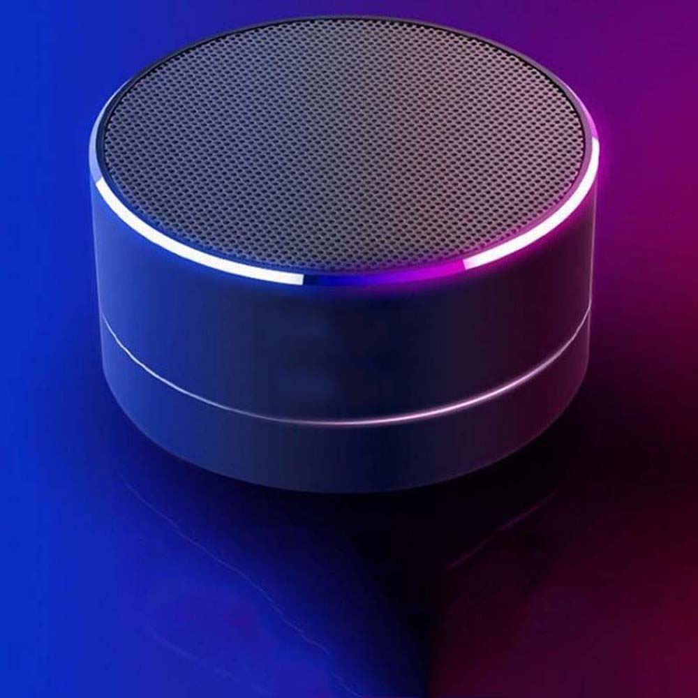QIANNONG Outdor Loa siêu trầm Rảnh tay Khóa và tải Chơi thẻ TF Kim khí Bluetooth Loa Bluetooth Loa Loa không dây Máy nghe nhạc