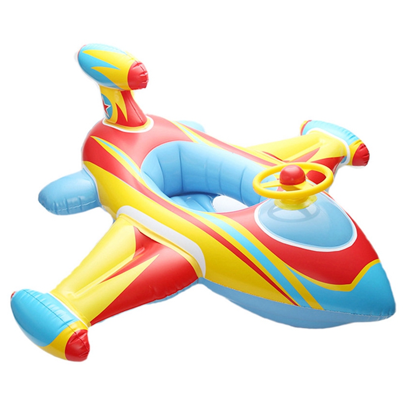 เด็กหนาห่วงเป่าลม Enhanced ที่นั่งเครื่องบินแหวนห่วงยางว่ายน้ำ Floating Drainage ด้านบน Lifebuoy