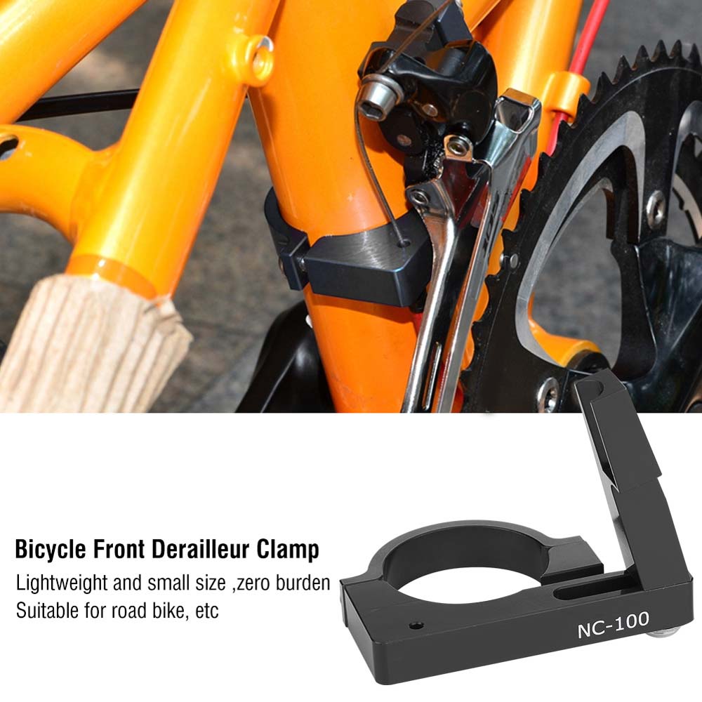 FGJFKXK UltraLight ปรับ40มม.แปลงฐานยึดขี่จักรยานอุปกรณ์เสริม Clamp แหวนด้านหน้า Derailleur ตัวหนีบกล้องจักรยาน Derailleur อะแดปเตอร์ด้านหน้า Derailleur Clamp เปลี่ยนที่นั่งสวิทช์