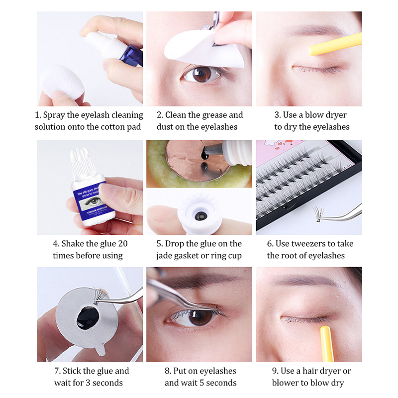 Gambar Health Beauty ?Flash Sale?22Pc Set Eyelash Extension Set For Beauty Salon Glue Easy Grafting Eyelash Tool