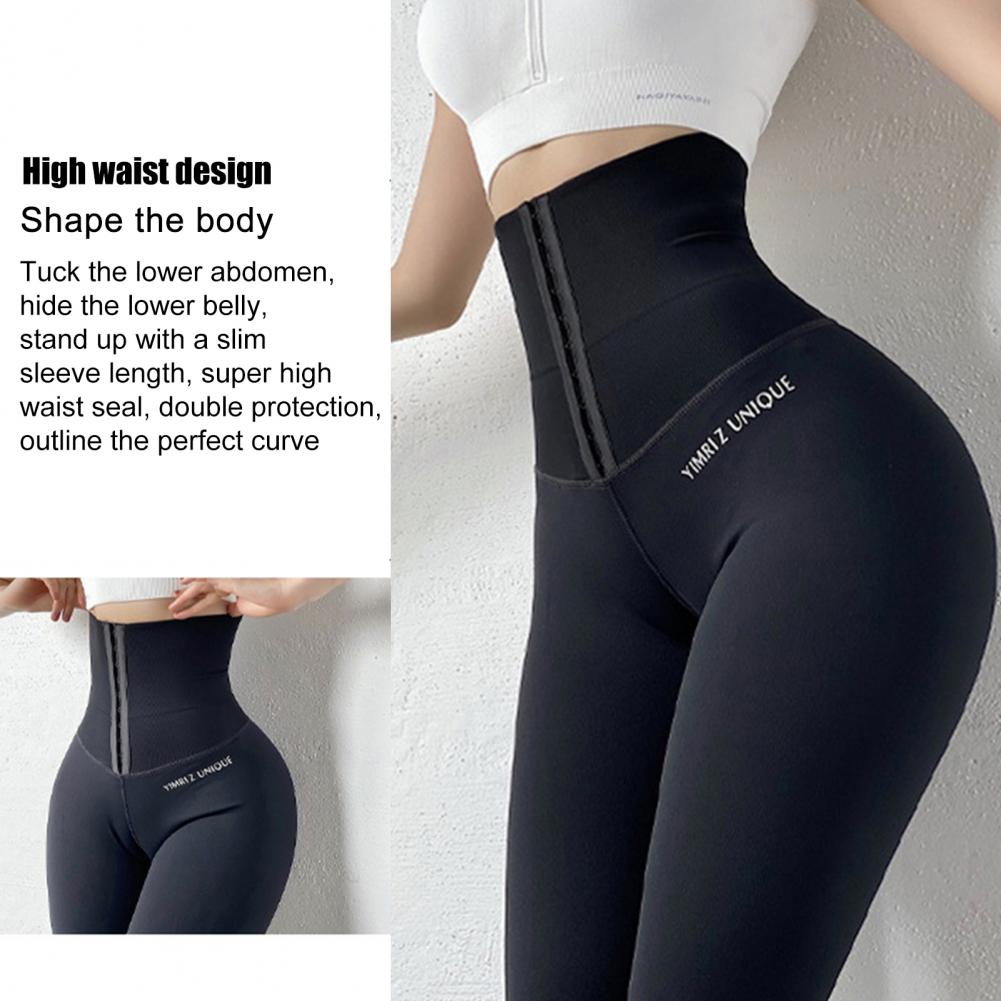 High Waisted Leggings for Women Tummy Control Workout Running Yoga Pants  Clearance Sale Women's Waist Leggings Nude Slim Elastic Abdomen Shrinking  Hip