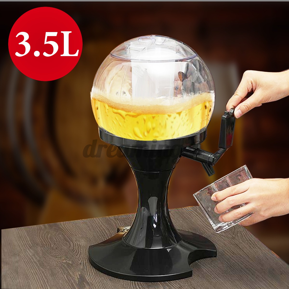 Drink Dispenser Large Capacity Beverage Dispenser With 3 Spigots 3.5L  Lightweight Drink Dispensers For Parties Water Containers - AliExpress