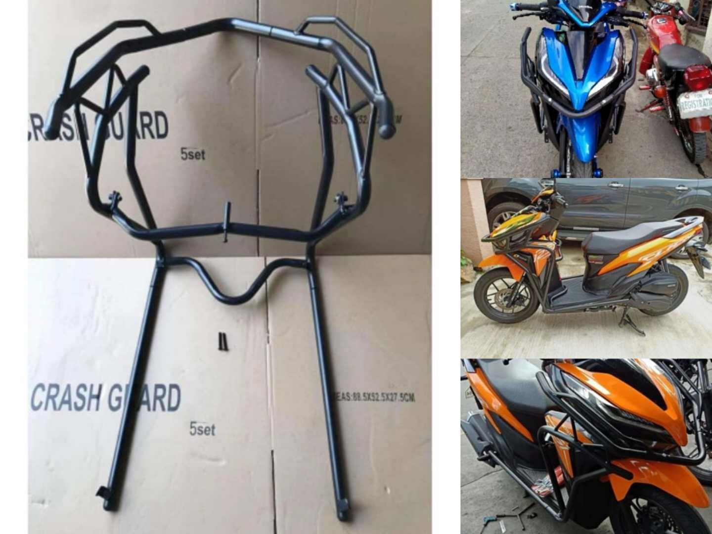 Cod Honda Click V2 Game Changer Crash Guard Lazada Ph