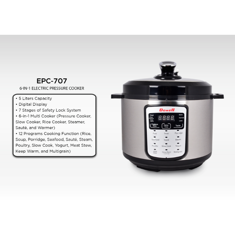 Dowell electric best sale pressure cooker