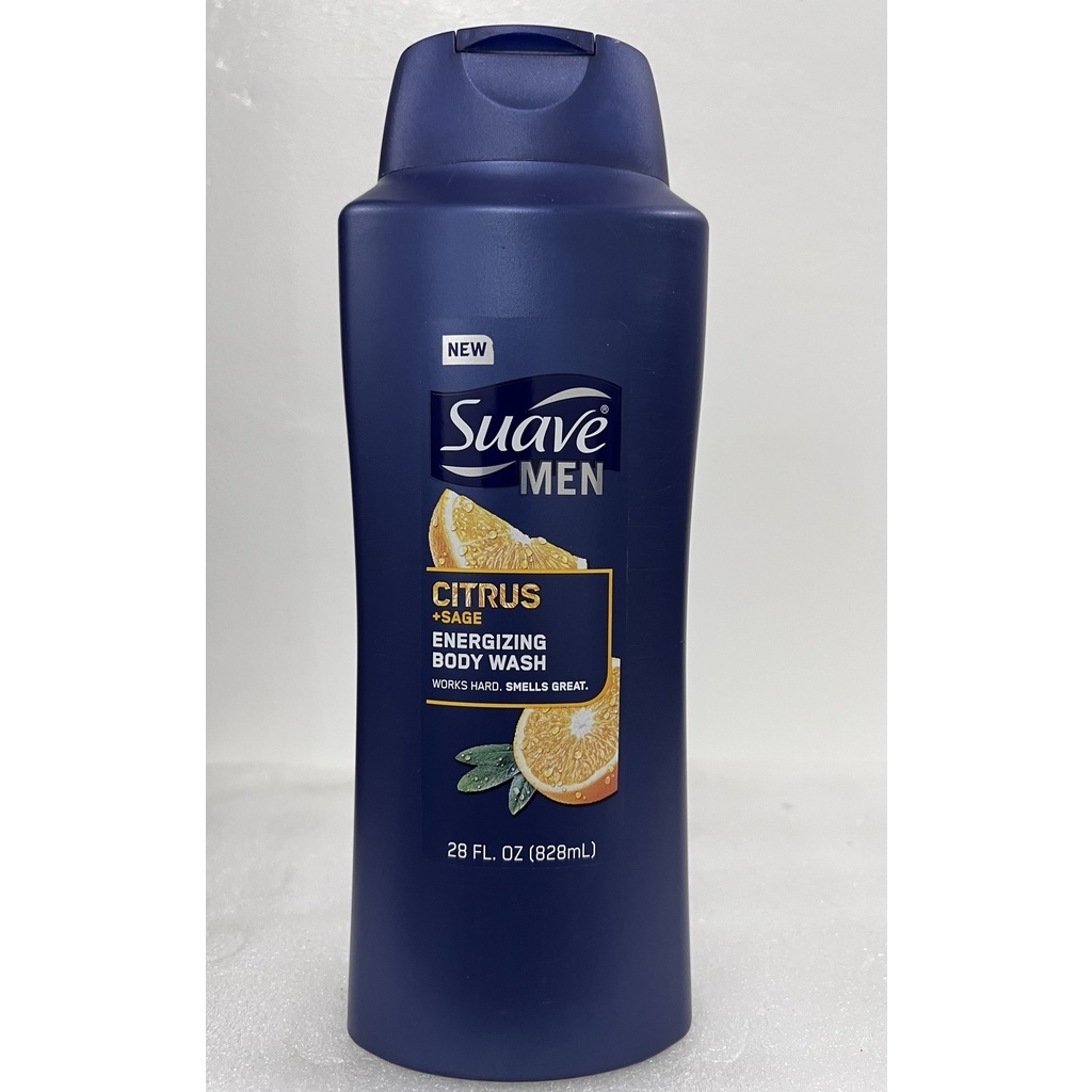 Suave Men Body Wash Citrus & Sage 28 oz 