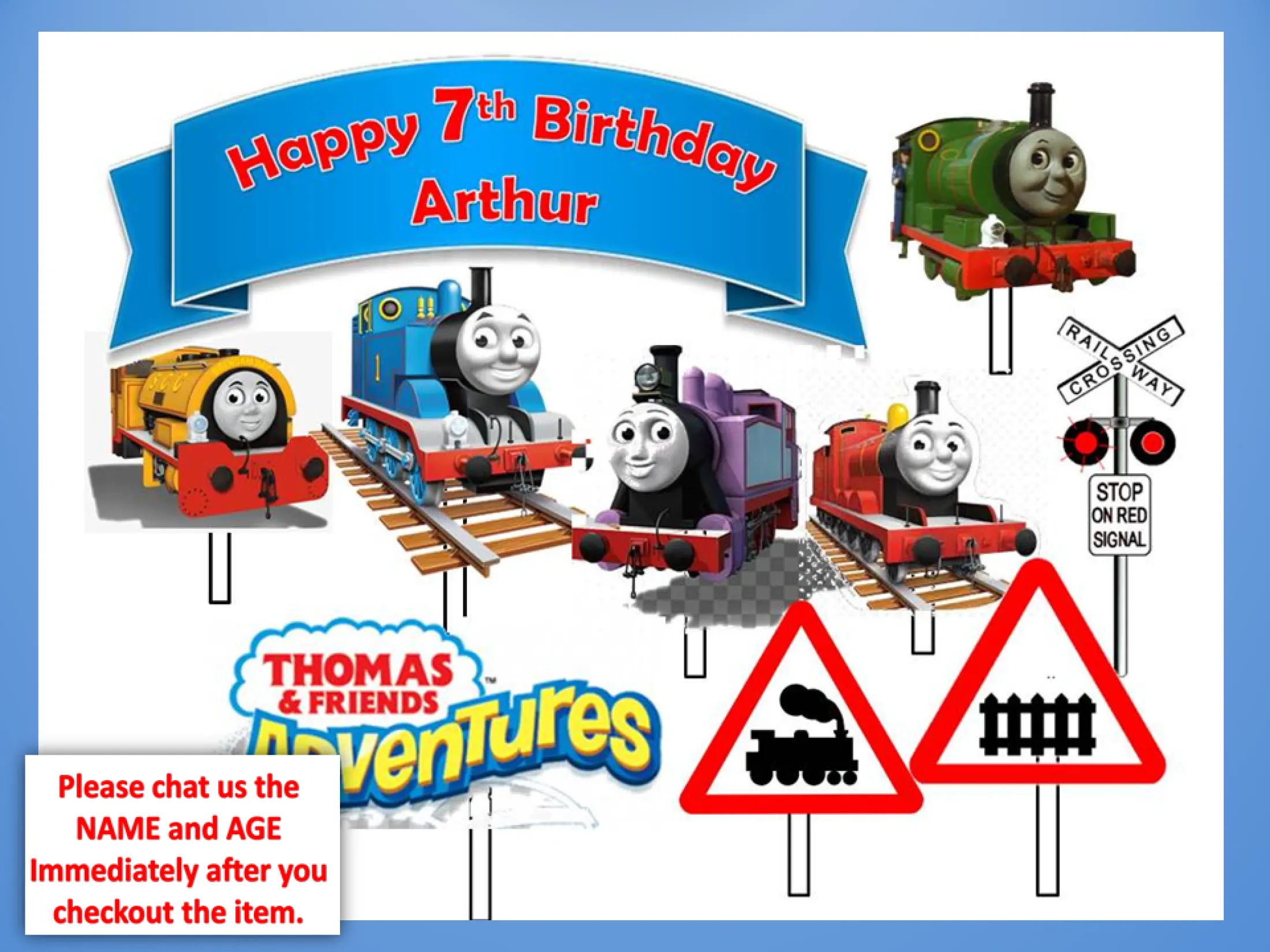 Thomas \u0026 Friends Cake topper with 