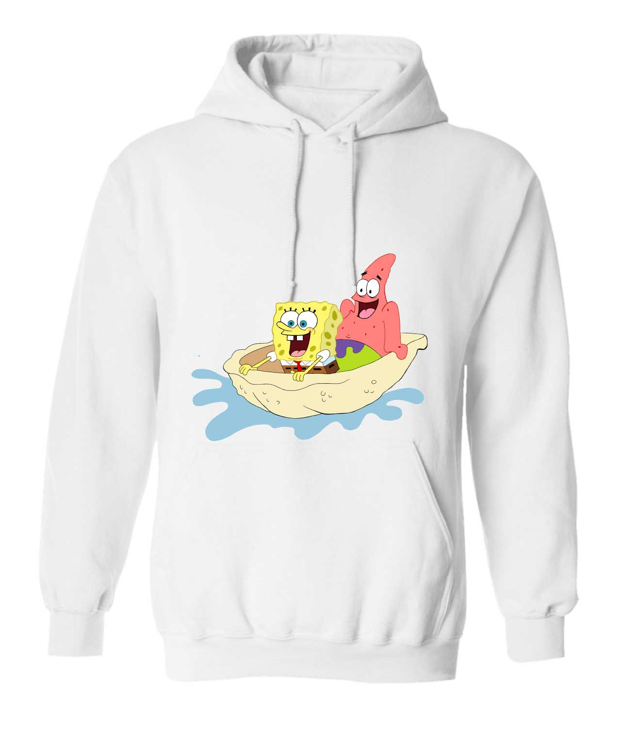 white spongebob hoodie