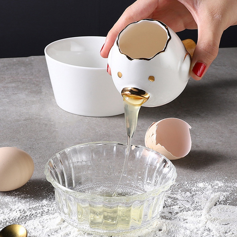 Lịch sử giá Creative Cartoon Chicken Egg Yolk White Separator Ceramics  Ceramic Cartoon Chick Egg Separator Cooking Kitchen - đang giảm ₫47,000  tháng 11/2022 - BeeCost