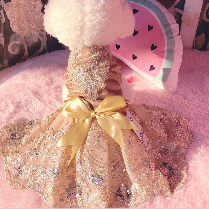 green emerald velvet dress Designer Pink Dog Party Dress | Wedding | Poshdoglife.com