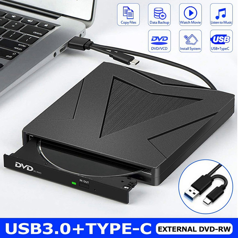 USB3.0 External DVD Drive Type-C DVD Recorder Driver