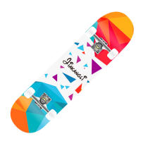 🛹Skateboard🛹Ready stock Skateboard 80*20cm Complete skateboards for Kids Youths Teens Beginners and Adults Double Kick Concave Popular Pattern