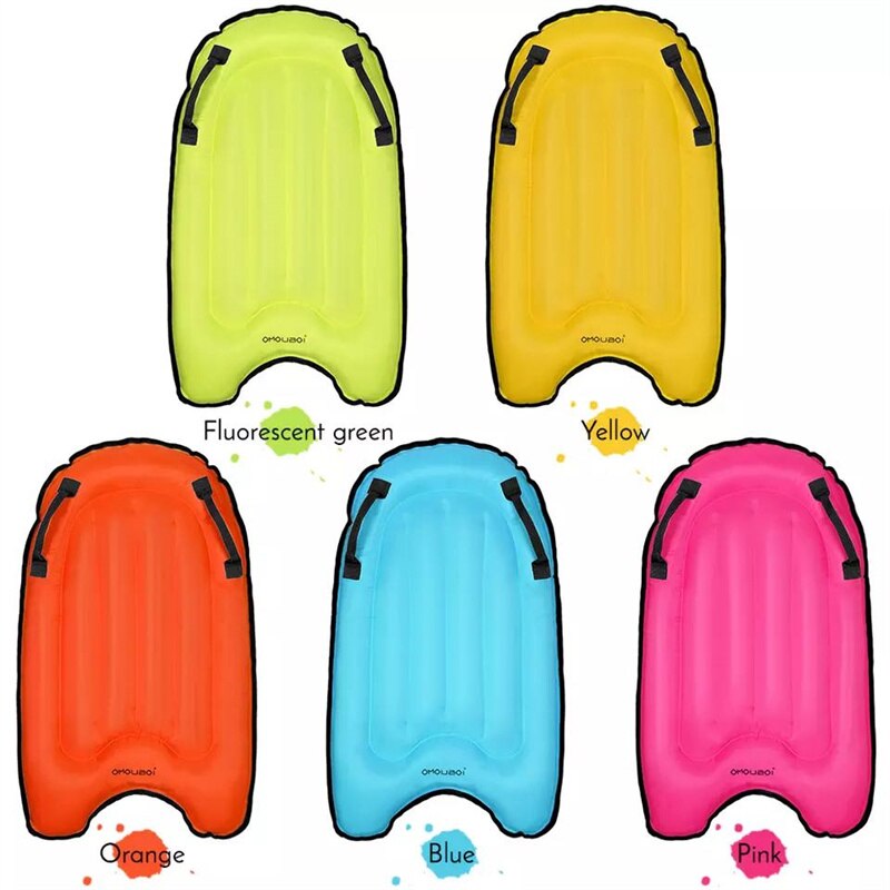 Kỳ nghỉ giảm giá di động ngoài trời latable bodyboard với xử lý có thể gập lại hồ bơi bãi biển ván lướt sóng Trọng lượng nhẹ Thảm nổi bơi thiết bị