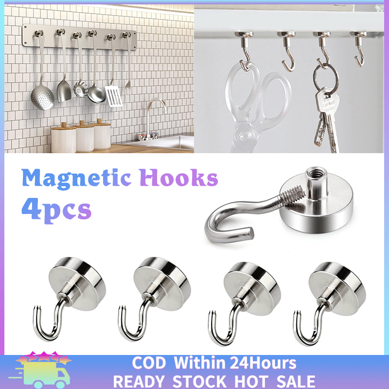 Neodymium Magnet 6-Pack Heavy Duty 60lb Capacity (s