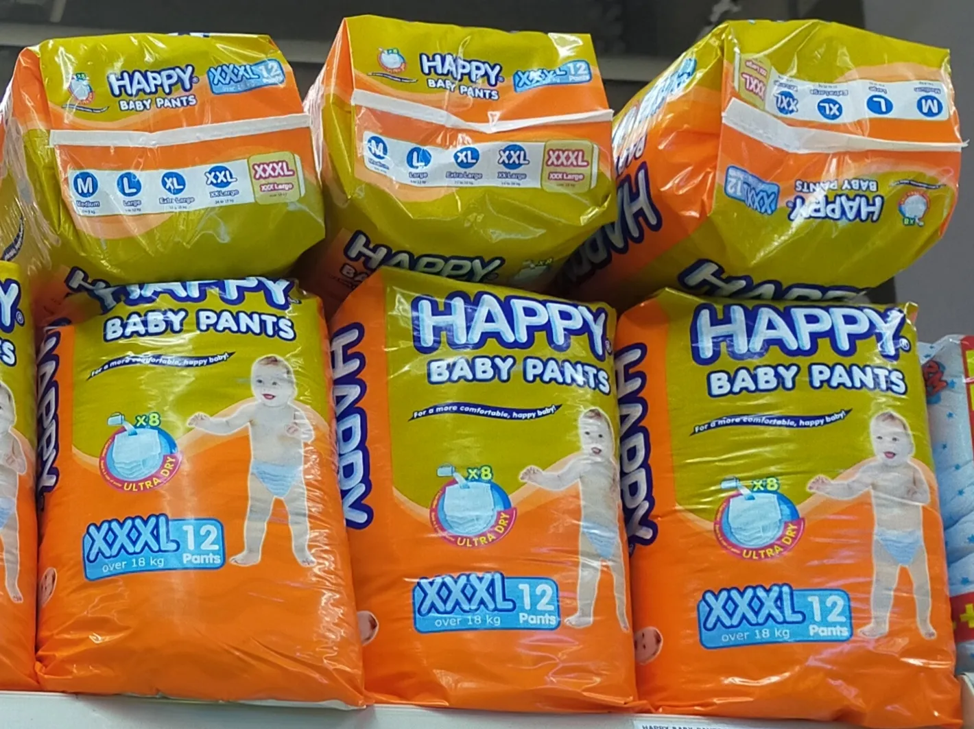happy diaper xxxl