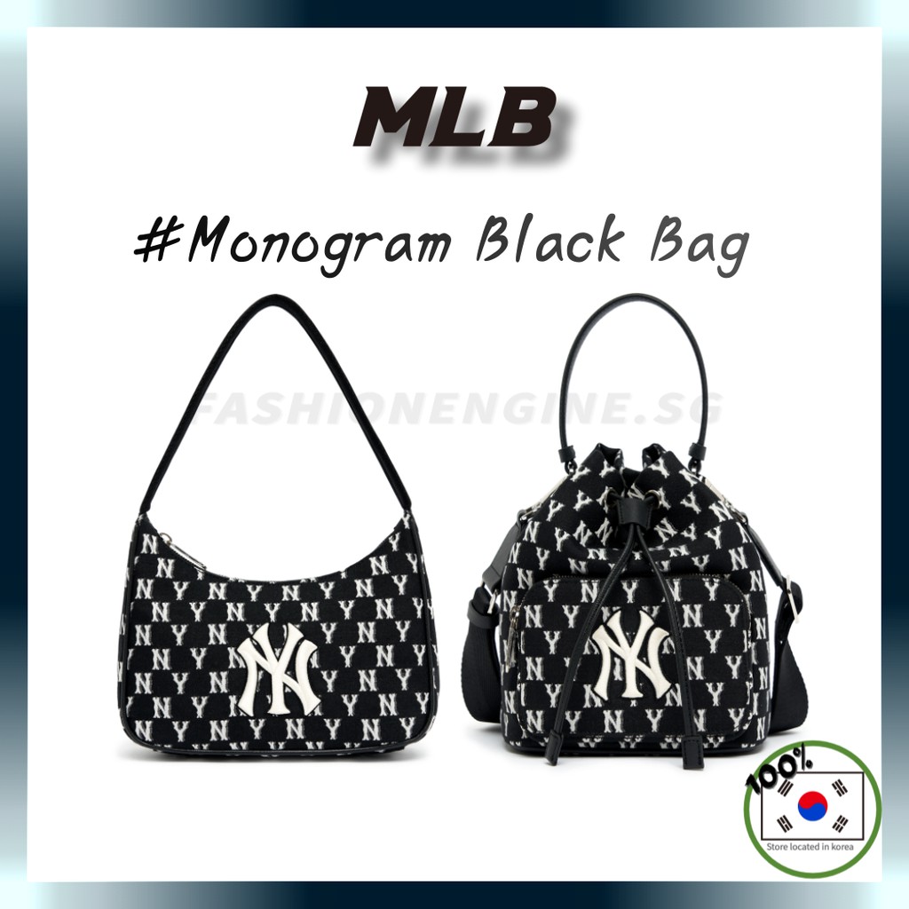 MLB Korea - Monogram Jacquard Bucket Bag