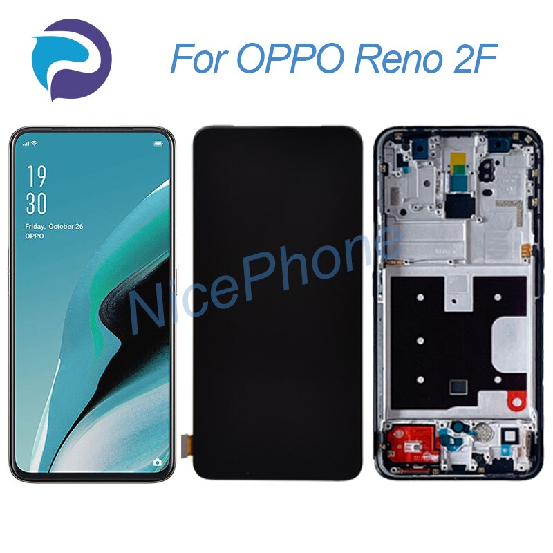 Cho oppo reno 2f màn hình lcd + bộ số hóa cảm ứng hiển thị 2340*1080 cph1989 reno 2f màn hình hiển thị lcd