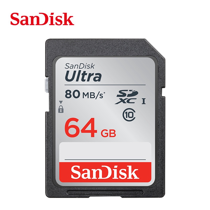 Thẻ SD 64GB 128GB UHS-I Class 10 Bộ Nhớ Thẻ Siêu SDHC SDXC 16GB 32GB 80 MB
