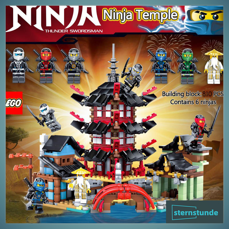 Naufragio salado esposa 810pcs Legoed Ninja Temple of Airjitzu Ninjago Blocks Bricks Toys for Kids  | Lazada PH