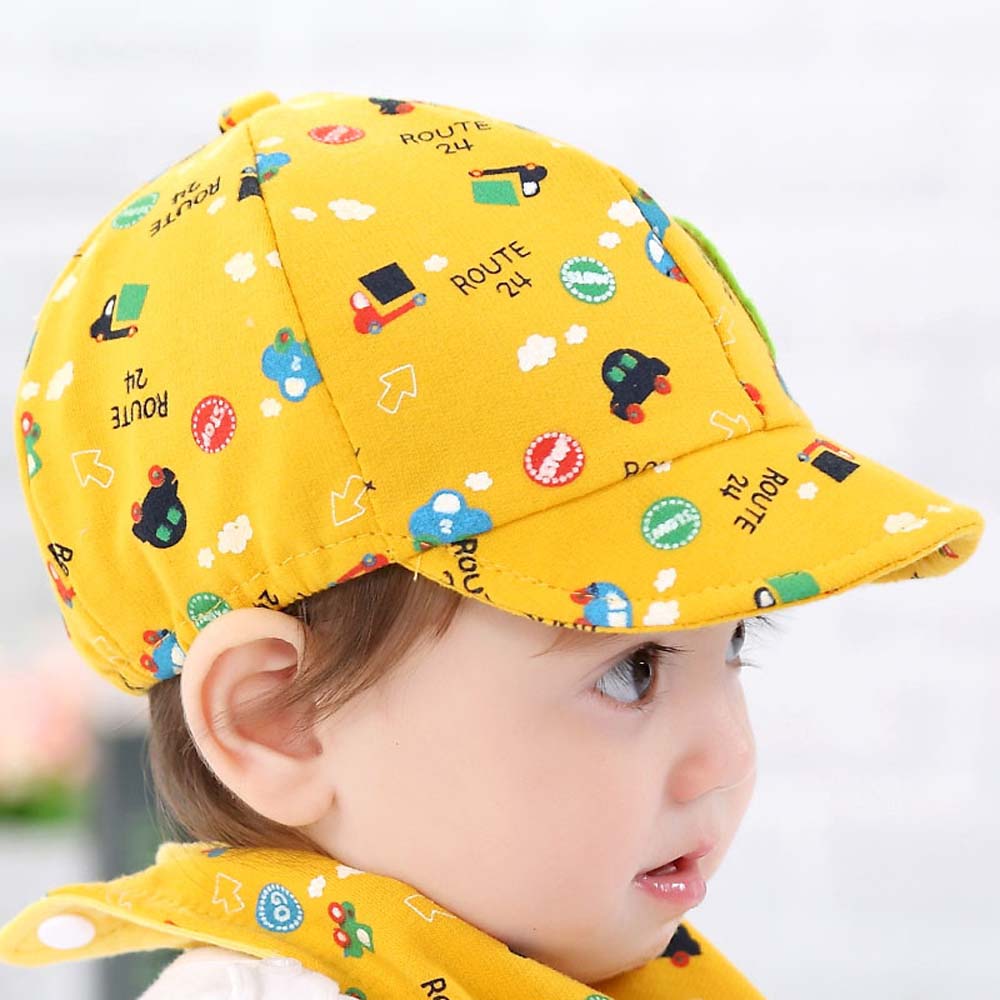 CGGUE เด็กรถเล็กๆน้อยๆสาวทารกเด็กเล็กเด็กแรกเกิดหมวกหมวกลำลองหมวกเบเร่ต์เด็กหมวกเบสบอล