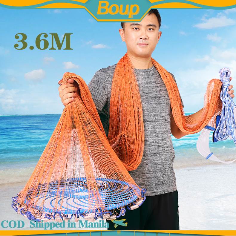 360cm Large Frisbee Casting Net American Hand Cast Throwing Net
