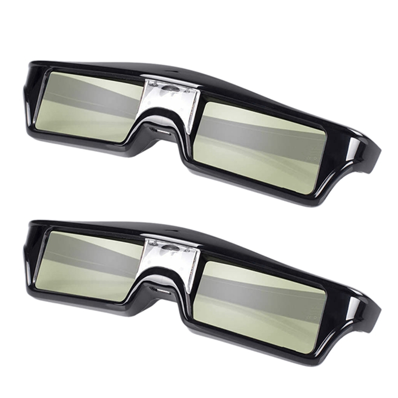 2X Rechargeable Active Shutter 3D Glasses for Optoma BenQ Acer Sony ALL