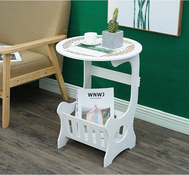 Yali Home Small Round Coffee Table Storage Rack Wood White Bed Side Desk For Living Room Bedroom Lazada Ph - Small Round End Table With Storage Yali Home Small Round Coffee Table Storage Rack Wood White Bed Side Desk For Living Room Bedroom Lazada Ph - Small Round End Table With Storage