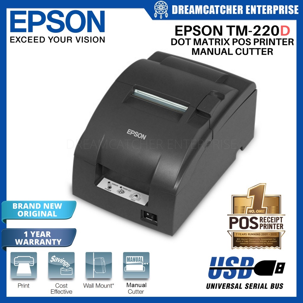 Epson TMU220D TM-U220D TM U220 D M188D 