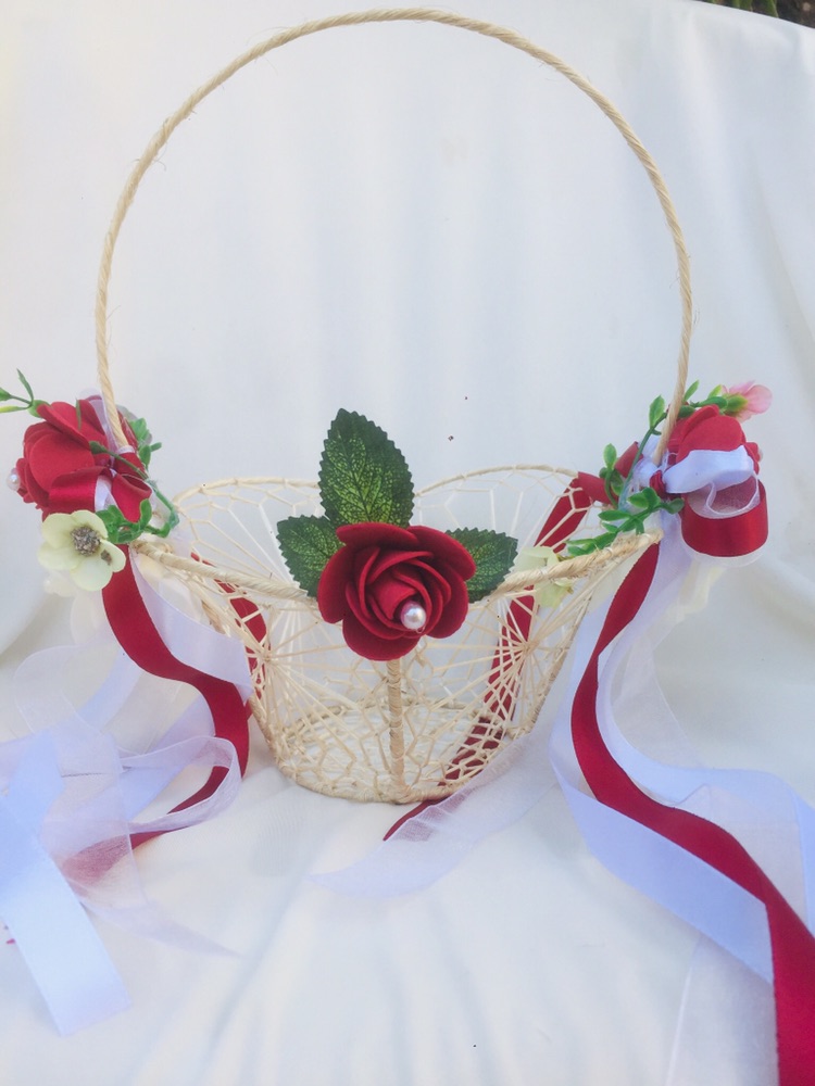 Flower girl basket outlet design