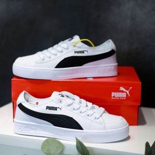 puma boy's smash v2 vulc cv sneakers