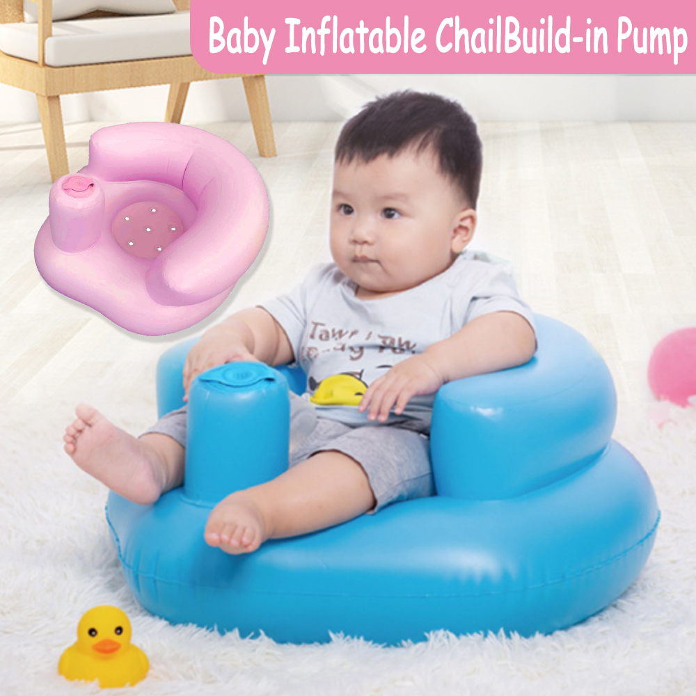 Inflatable Chair for Baby Inflatable Seat for Baby Babies Portable for Baby Toddler Bathing Sitting Training Feeding Lazada PH