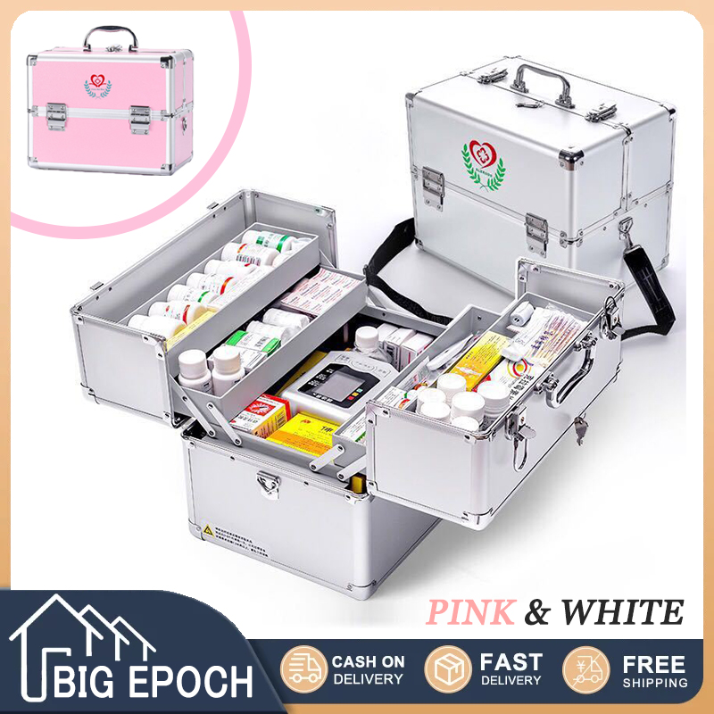Medicine Box, The Medicine Cabinet is Aluminum Alloy, Double Layer Por –  BABACLICK