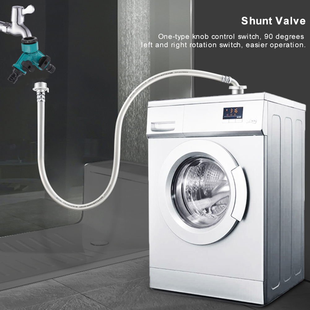 Household Y Shunt Adapter Connector Garden Hose Faucet Switch On