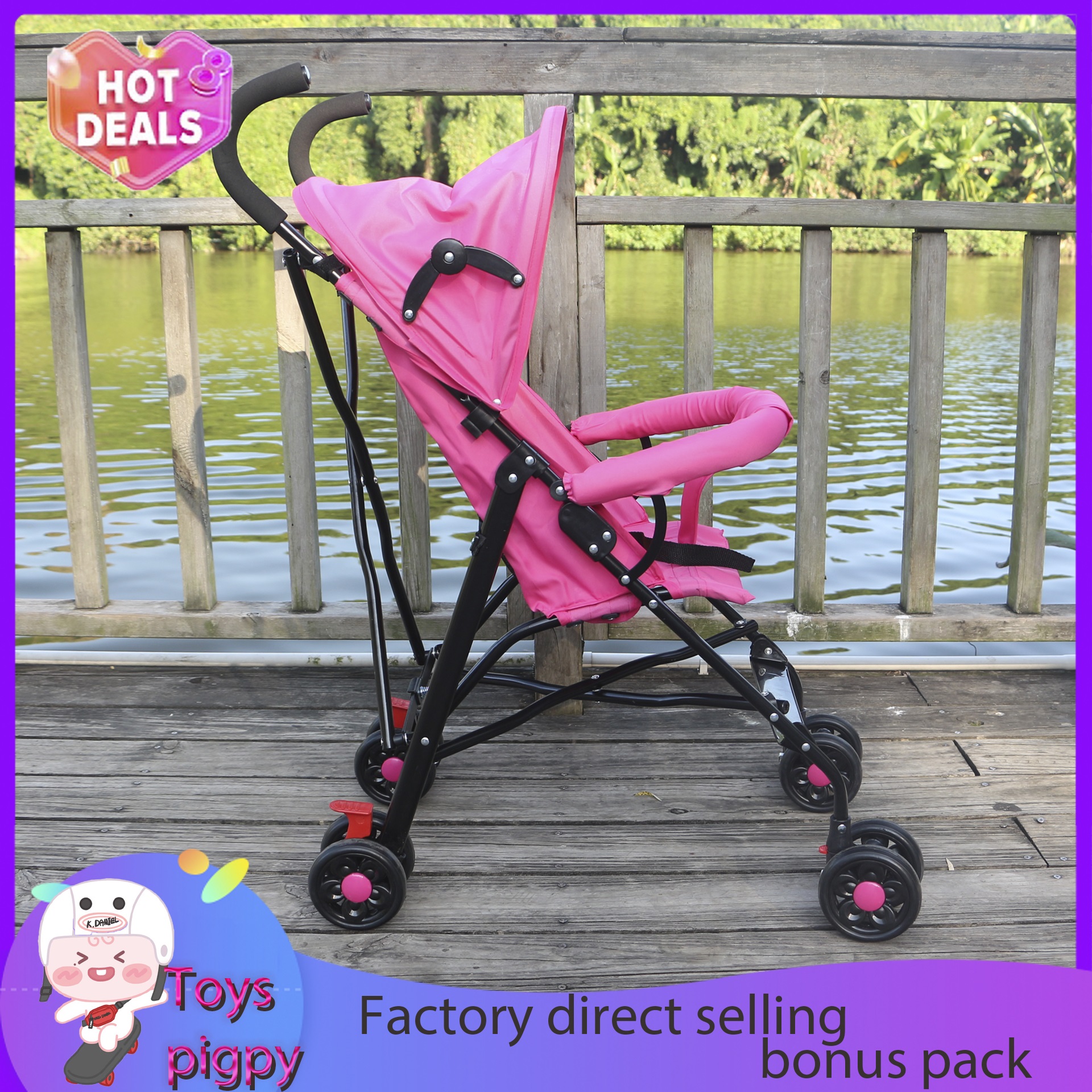 Daniels folding outlet stroller