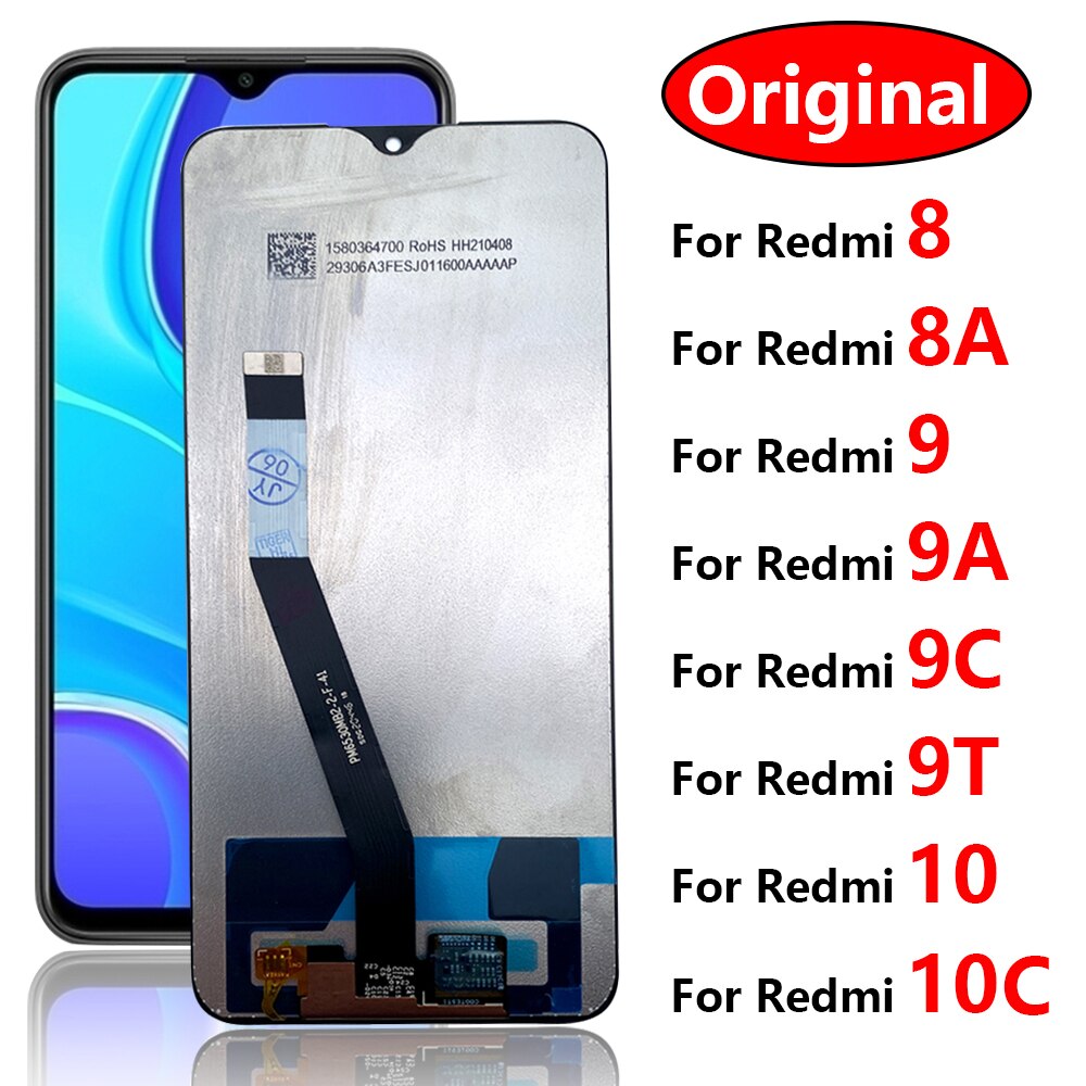 Redmi 9T Display - 6.53 Inch Lcd Touch Screen Digitizer Assembly